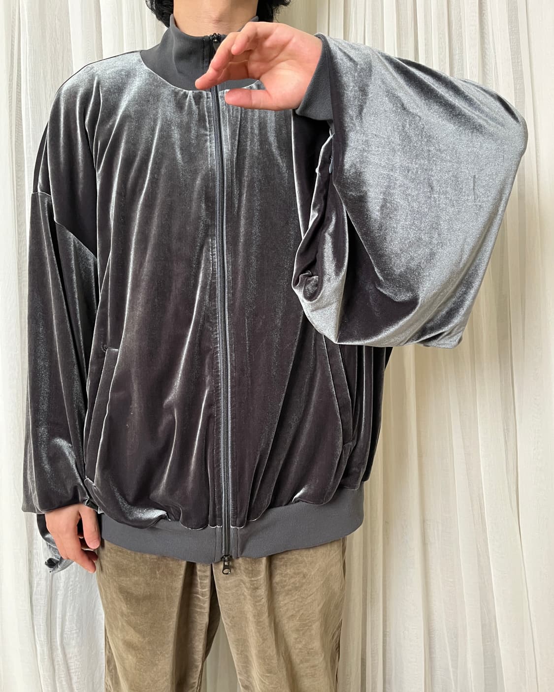 후미토 간류 24ss 기모노 트랙자켓 fumito ganryu 벨루어 상품이미지9