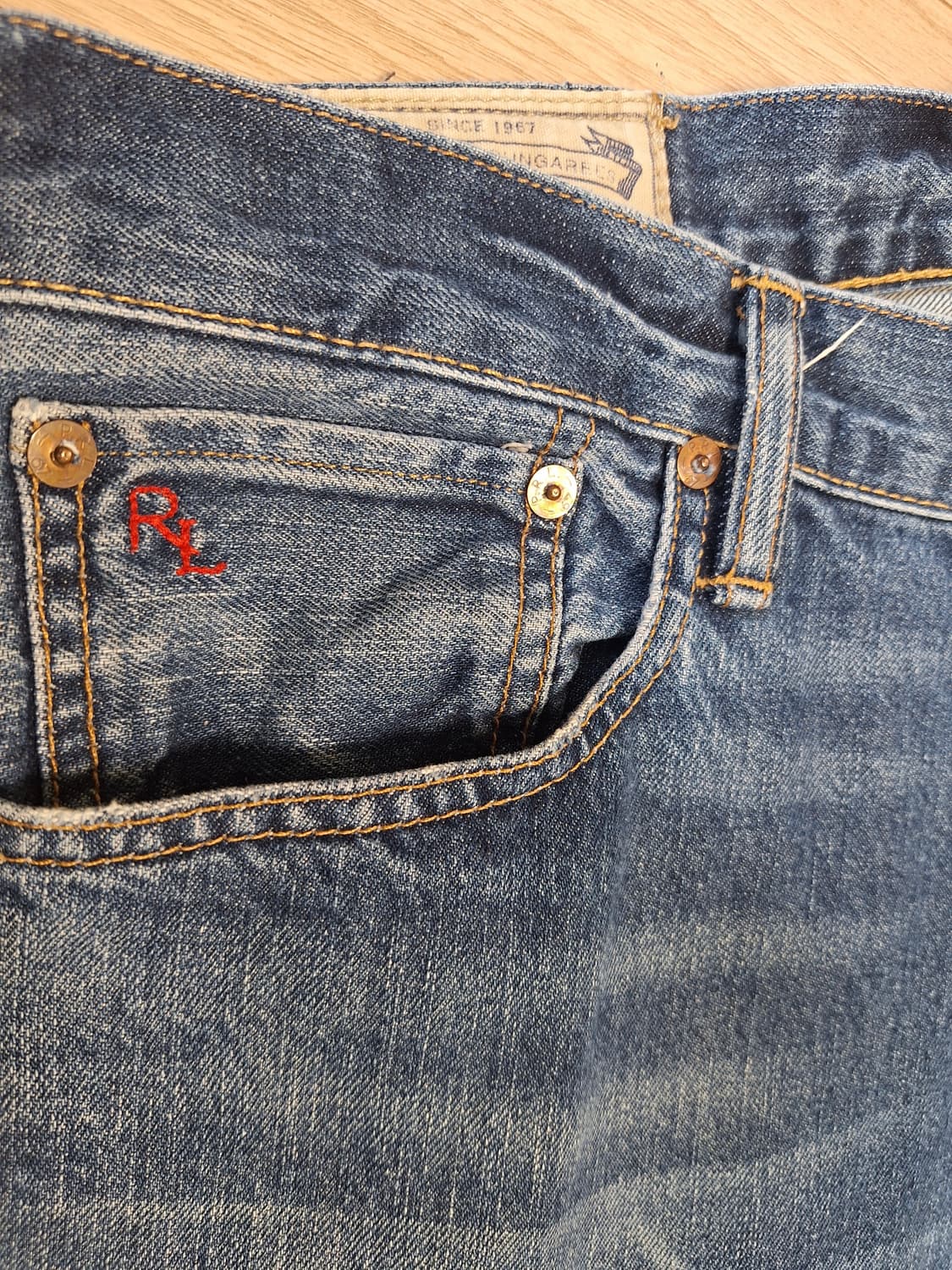 폴로 랄프로렌 슬림핏 청바지 33/32 상품이미지3