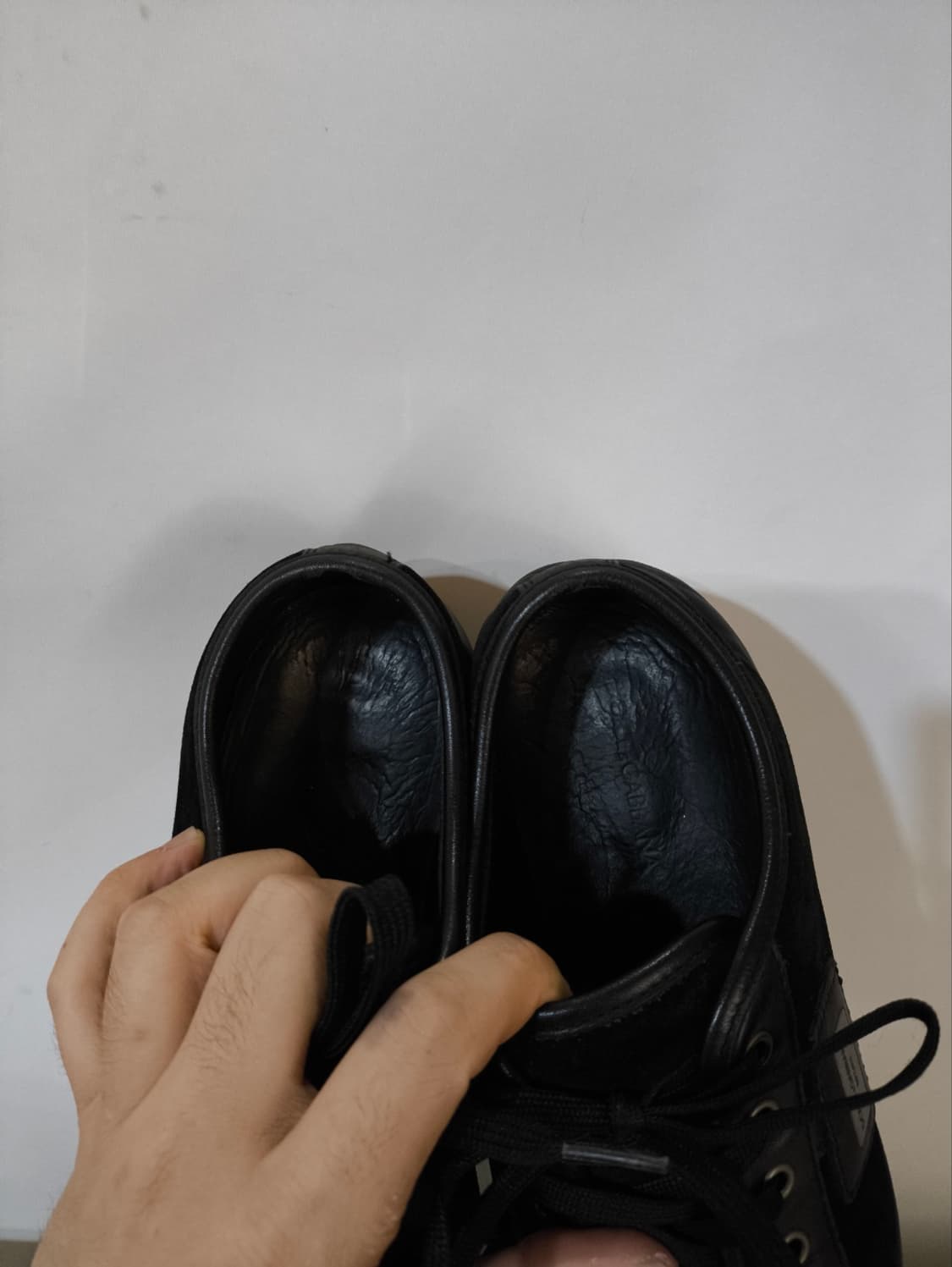 8 270mm 돌체앤가바나 가죽 스웨이드 스니커즈 블랙 상품이미지6