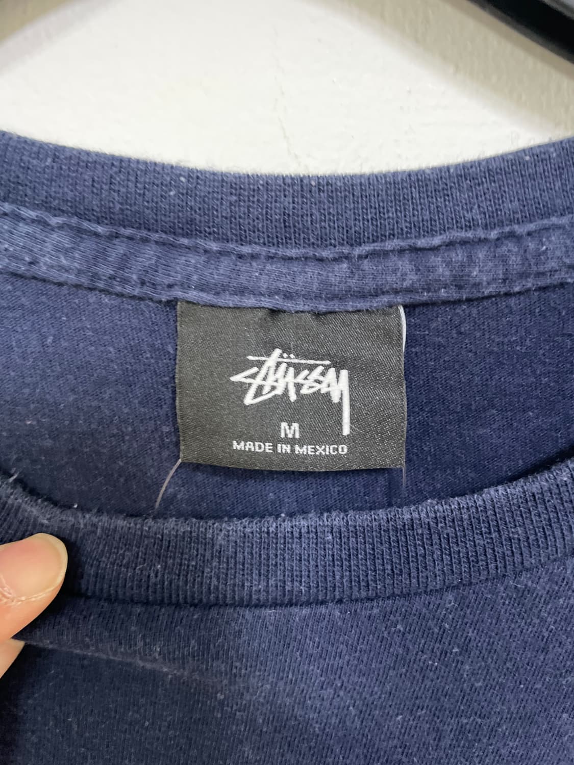 스투시 네이비 인터네셔널 반팔티  상품이미지5