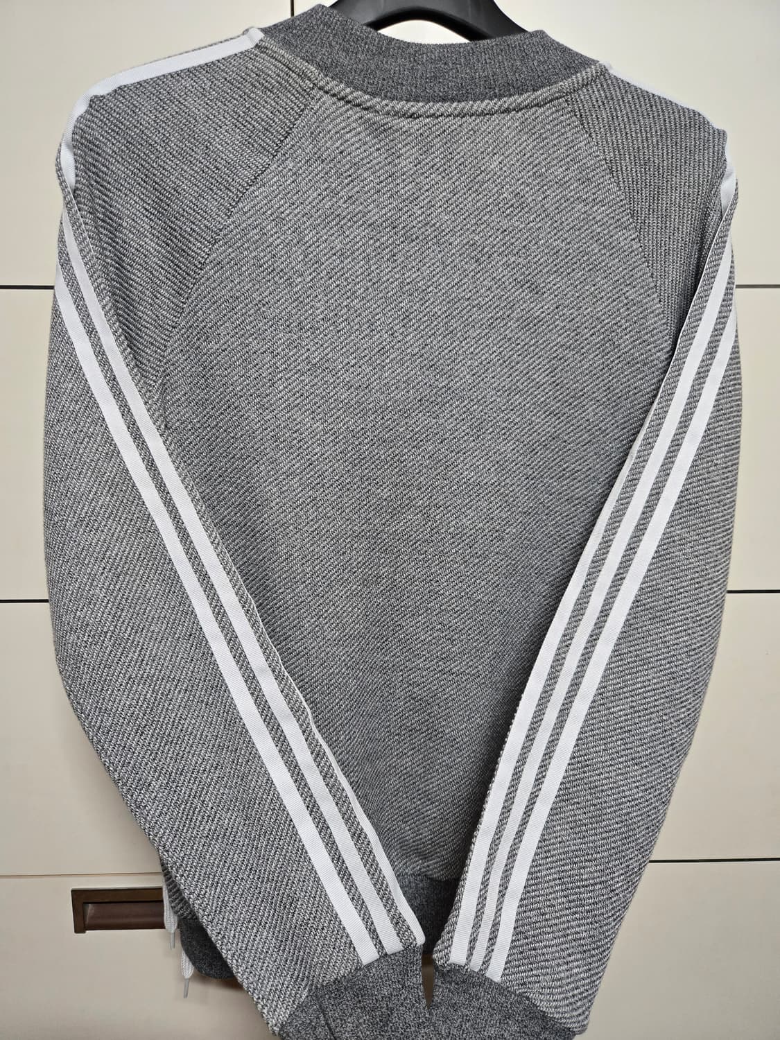 아디다스 그레이 화이트불꽃 드로코드 트랙탑 져지(새상품) 상품이미지5