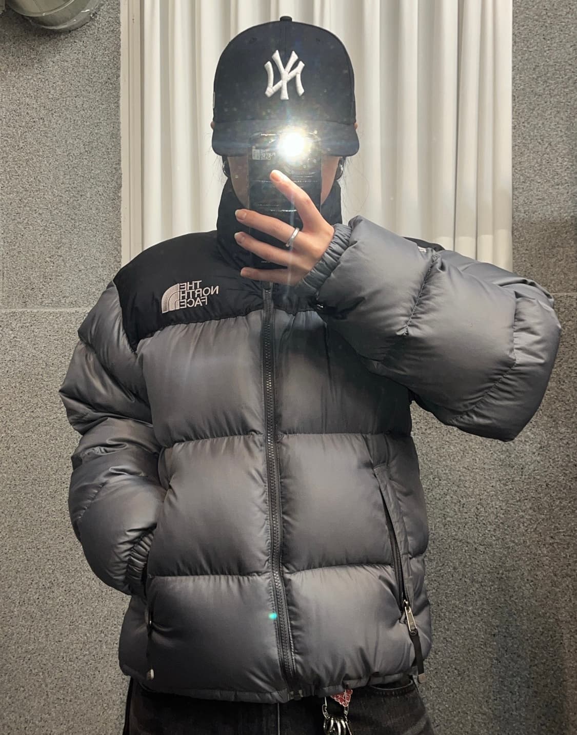 The North Face Nuptse Gray 상품이미지1