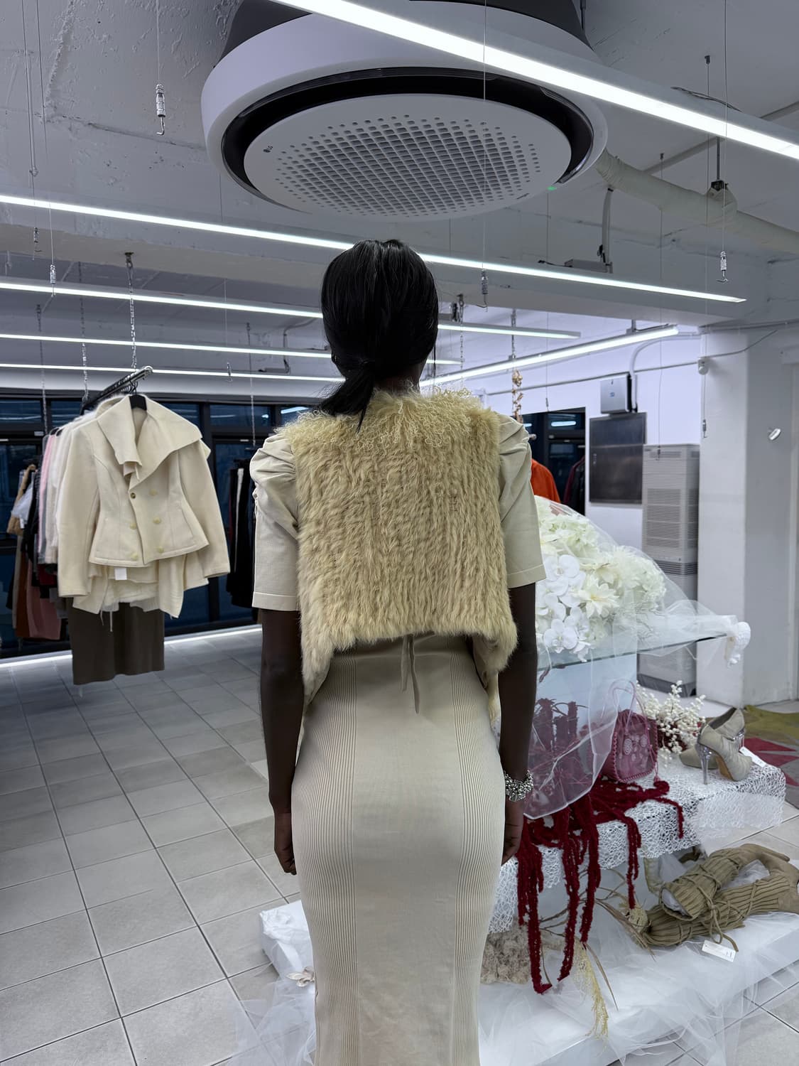 real fur vest 상품이미지4