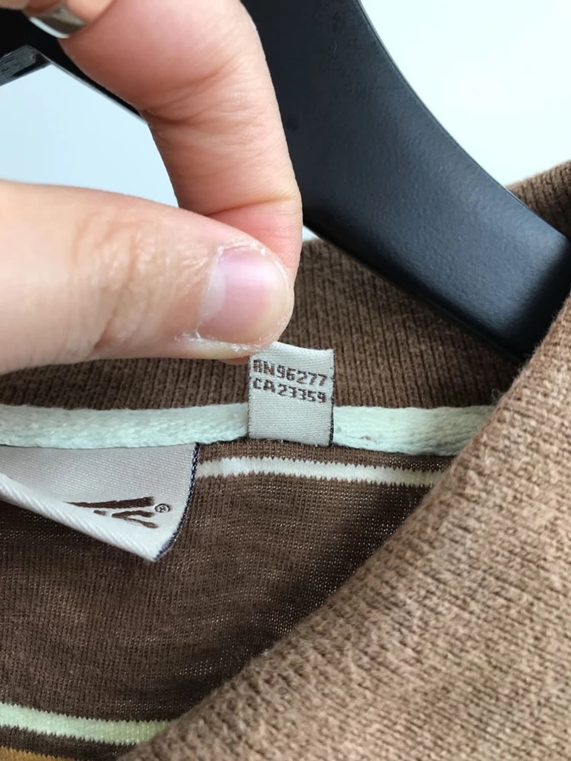 Vans Brown Stripe Polo Shirt 상품이미지7