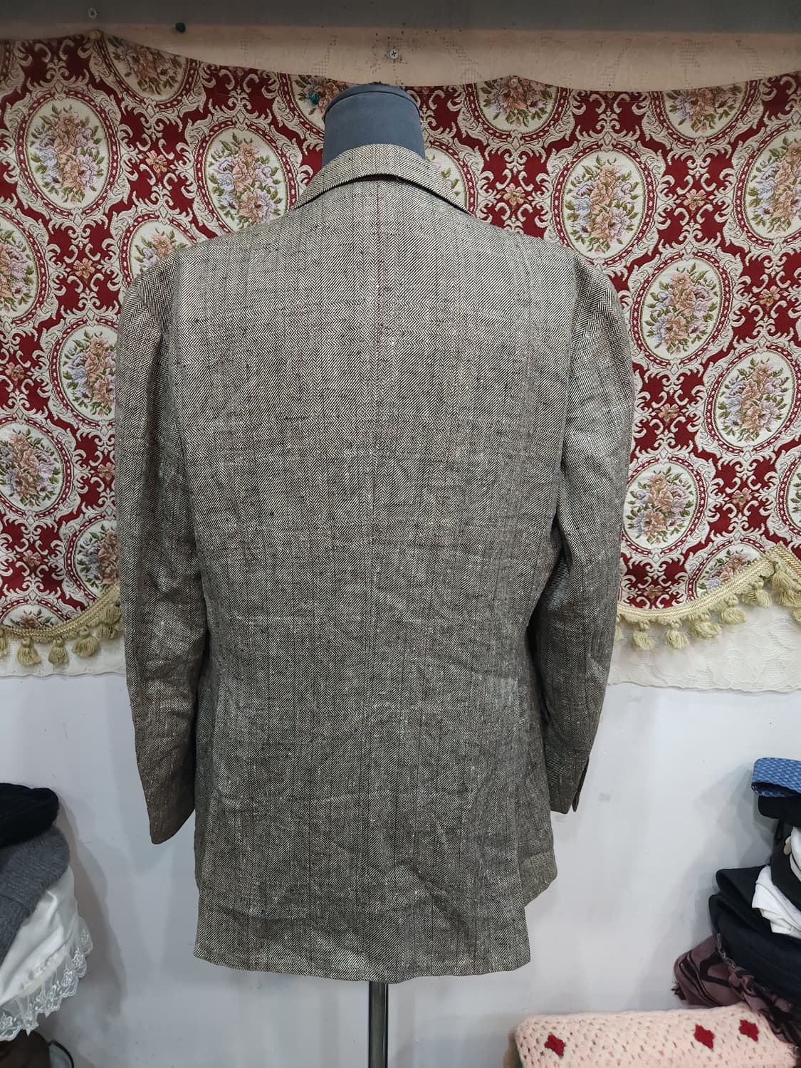 폴로 랄프로렌 90s 실크 울혼방 헤링본 블레이저 일본판

 상품이미지8