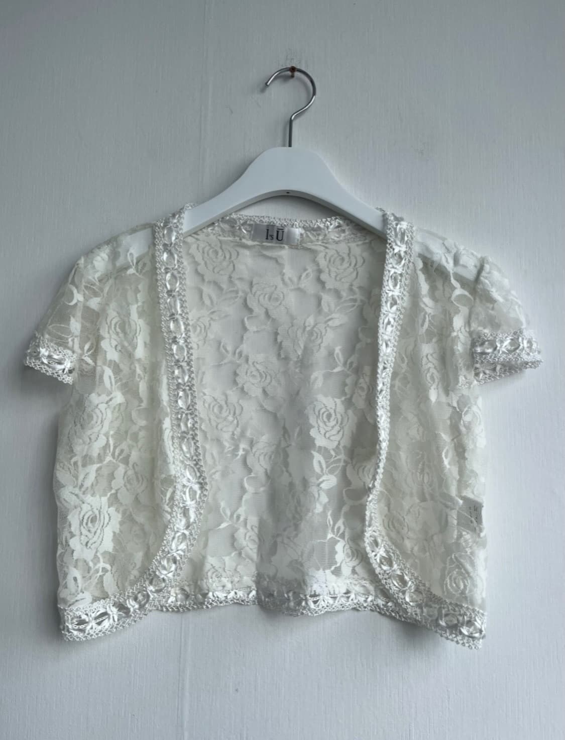 Is U 아이보리 로즈 레이스 볼레로 상품이미지2
