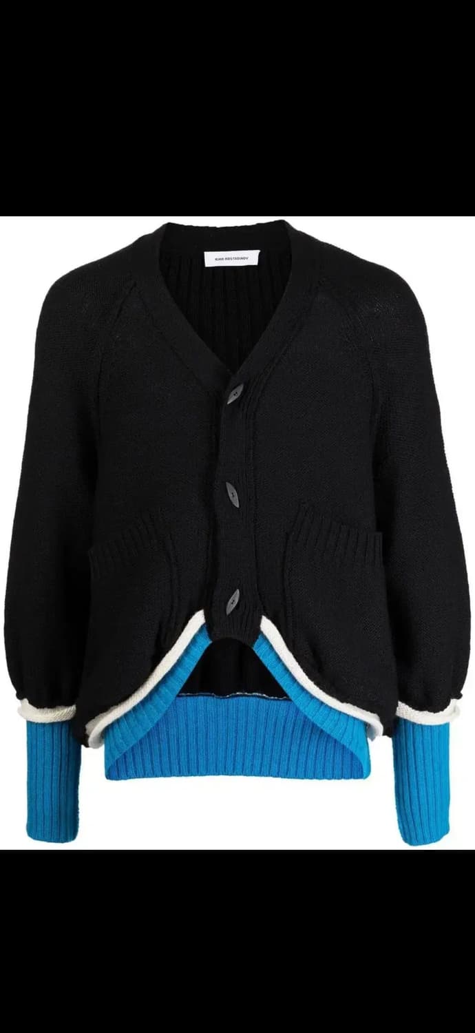 키코 코스타디노스 아이블리쉬 가디건 블루블랙 50 상품이미지1