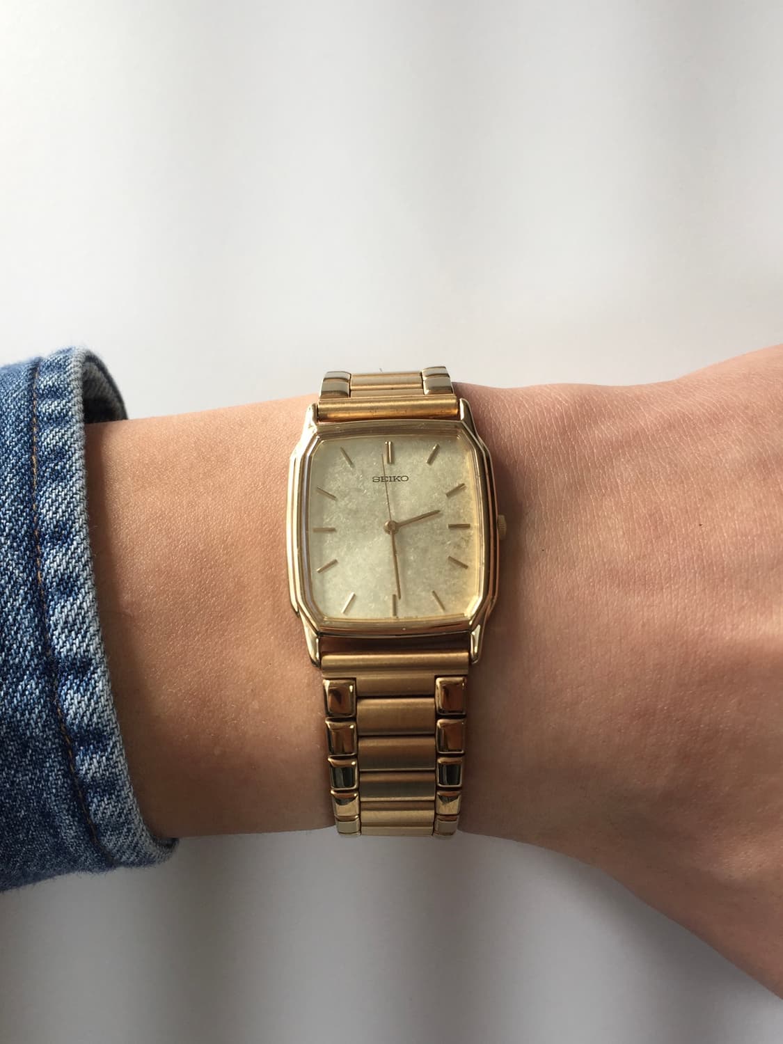 90s seiko square gold quartz (ver.2) 상품이미지2