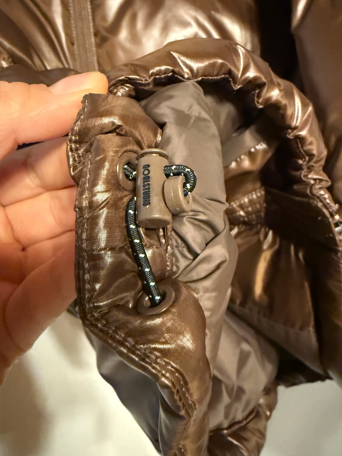 골스튜디오 여성 하이글로시 숏패딩 S 상품이미지4