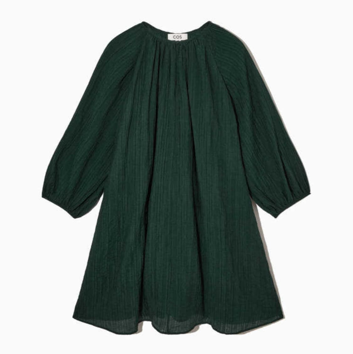 COS 퍼프소매 시어서커 원피스 프리사이즈 상품이미지3