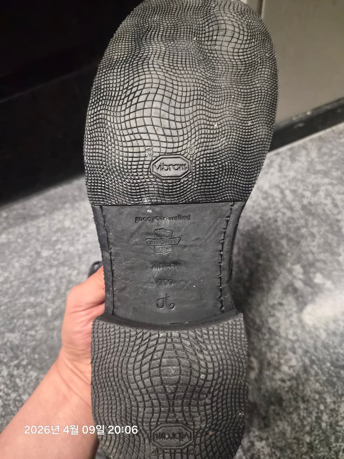 [250] 킨치 BRUTAL-649(a) VIBRAM 블랙 상품이미지5