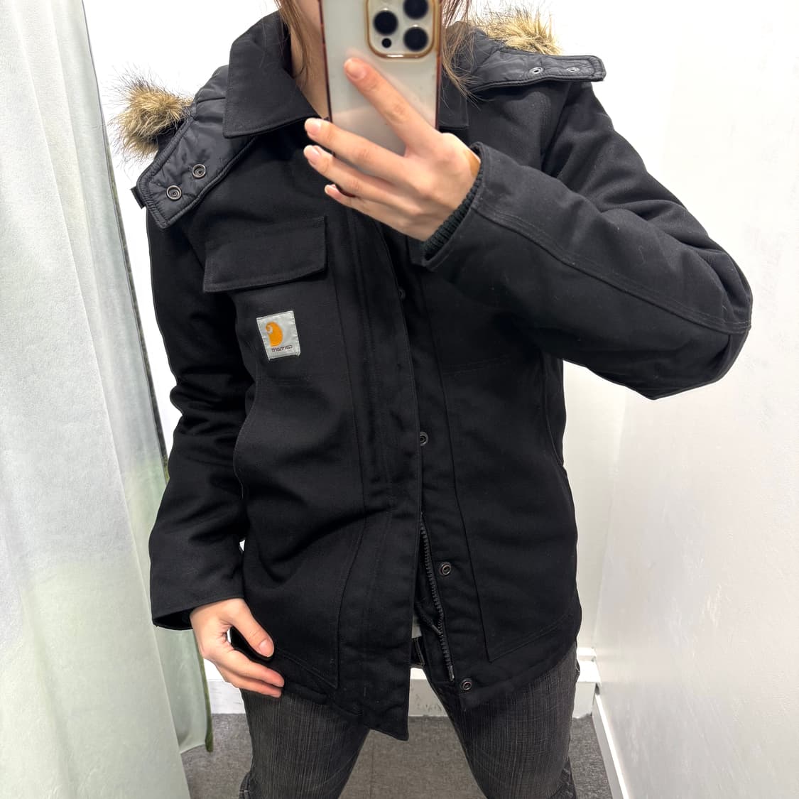 칼하트 블랙 아크틱 패딩자켓 상품이미지1