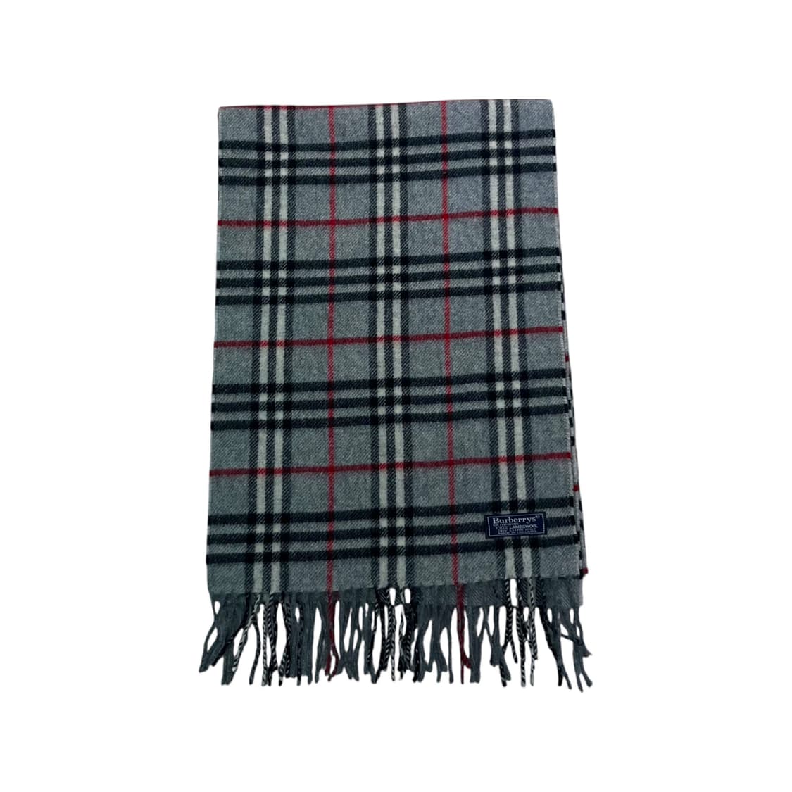 버버리 노바체크 그레이 램스울 머플러 상품이미지2