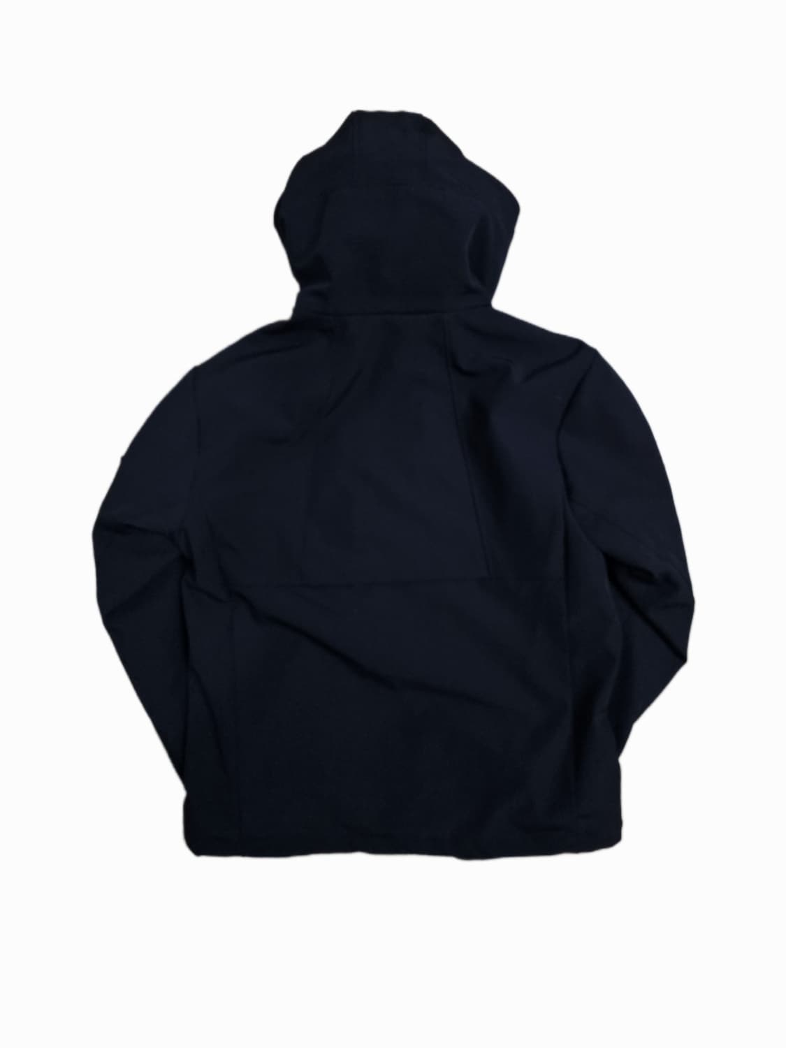 [XL] 몽벨 올블랙 하이넥 후드 소프트쉘 바람막이 자켓 상품이미지2