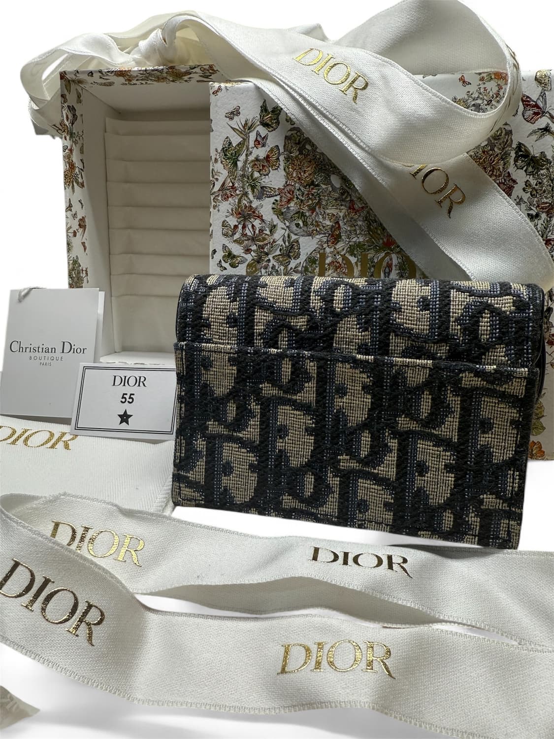 [풀구성 / 상태 최상] 디올 오블리크 새들 플랩 여성 카드지갑 상품이미지2