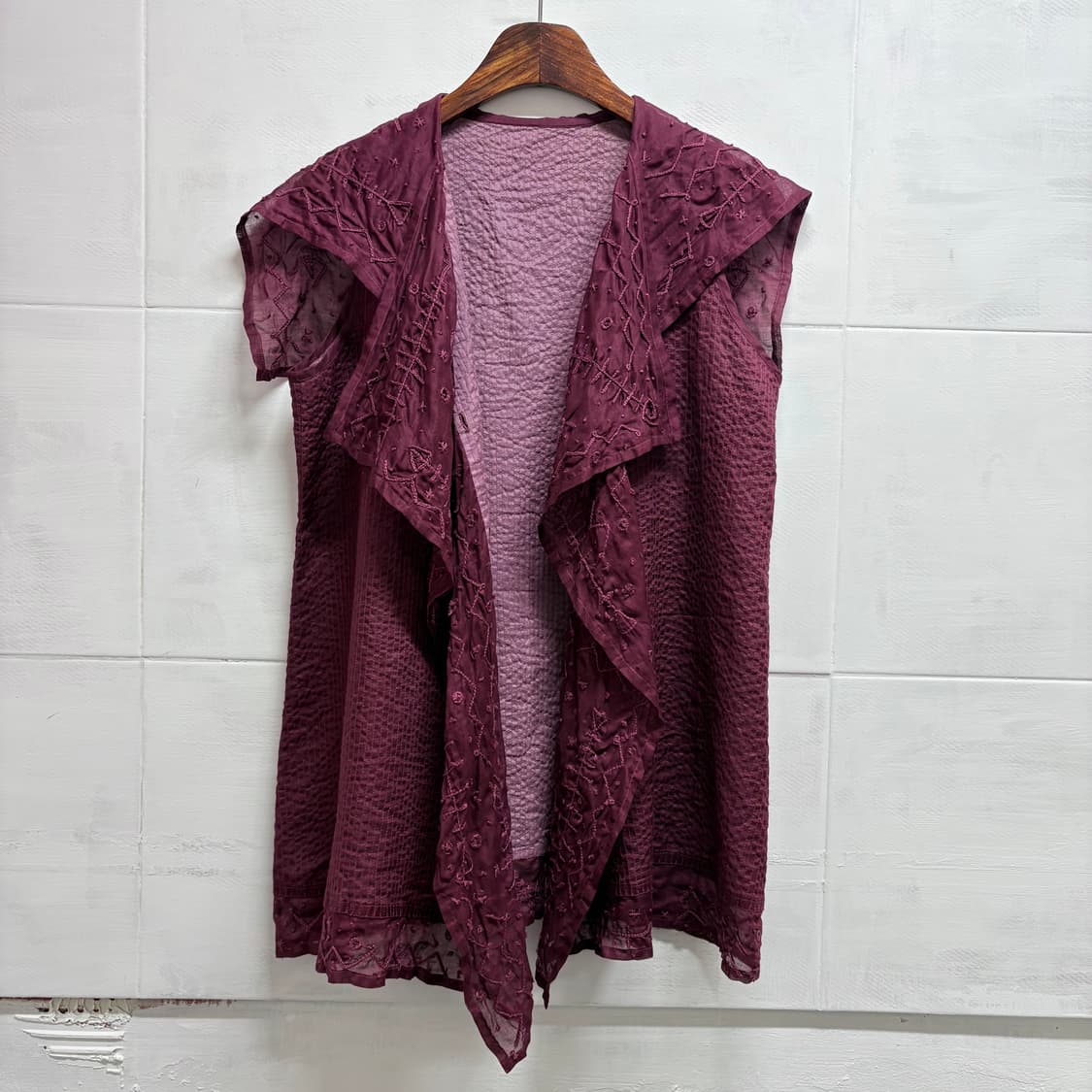 TSUMORI CHISATO 자수 페어리 블라우스 베스트 M JPN  상품이미지3