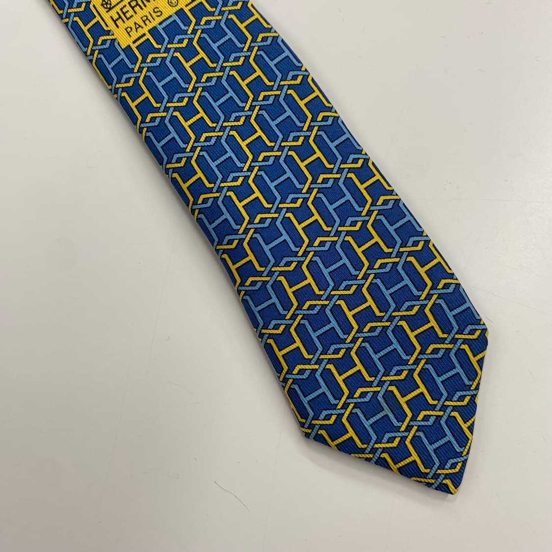 에르메스(HERMES) H모노그램 명품 정품 넥타이 상품이미지9