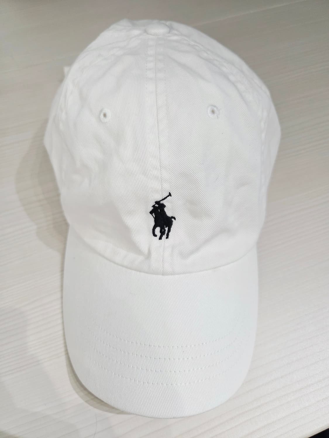 폴로랄프로렌 화이트 코튼 볼캡 상품이미지1