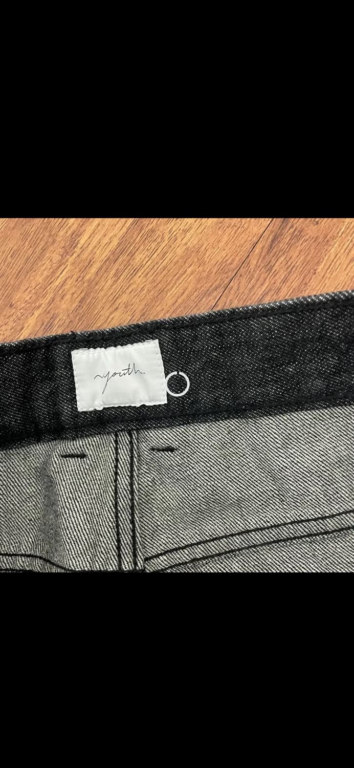 유스 플레어드 데님(블랙) 상품이미지4