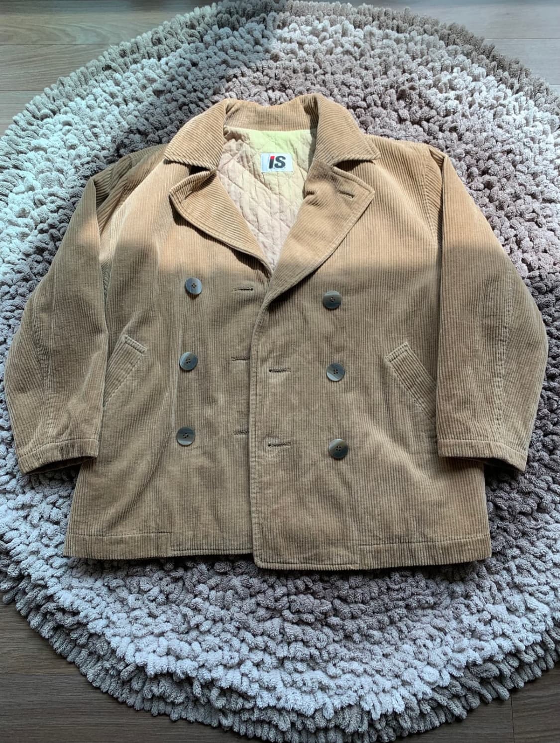 80s 이세이미야케 코듀로이 피코트 상품이미지1