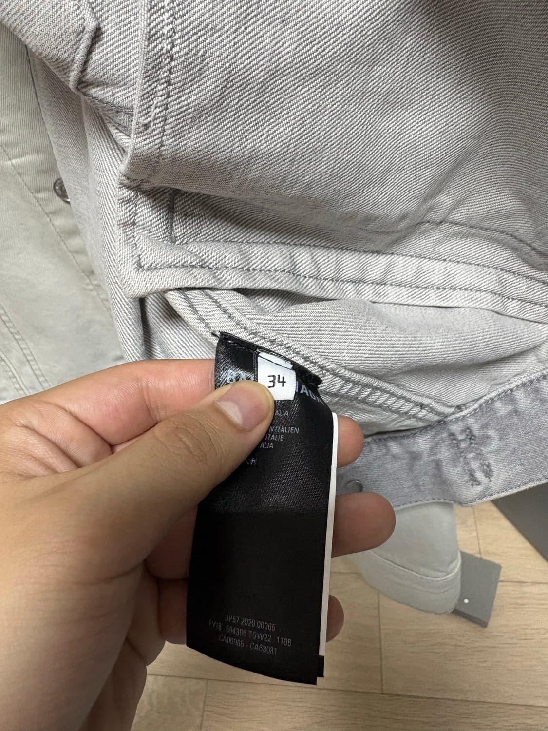 (100) 발렌시아가 자수 데님 청자켓 상품이미지8