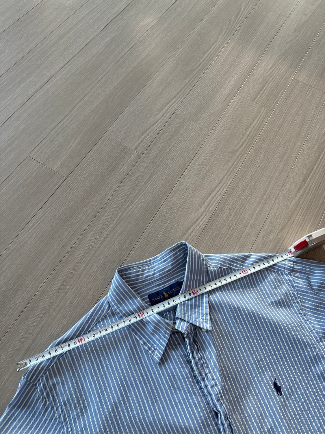 polo 폴로 시어서커 스트라이프 셔츠 xl 상품이미지4