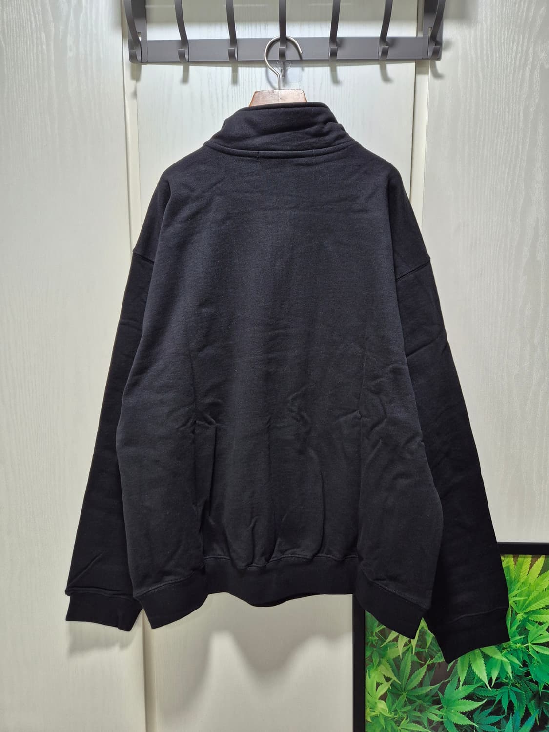 LMC 하프집업 맨투맨 블랙.새상품 상품이미지10