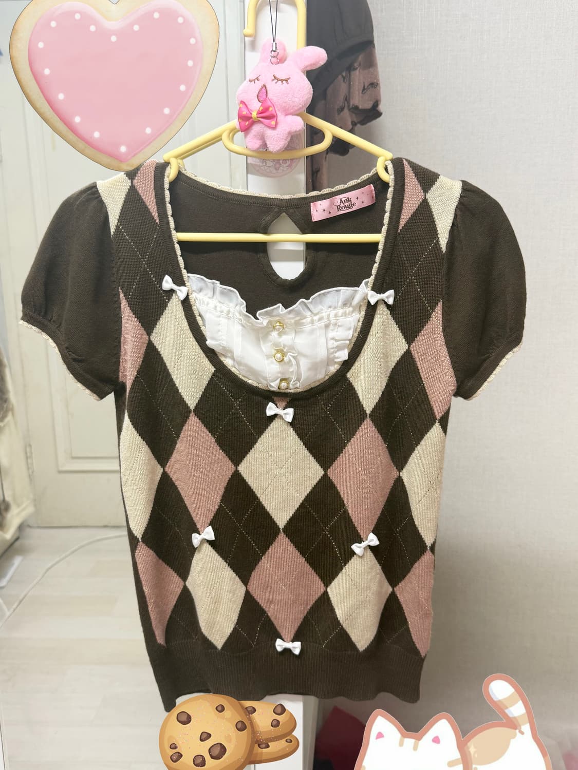 앙크루즈 아가일 대장 딸초 로걀탑 라떼갸루 히메갸루 히메카지 핀터깔 상품이미지1