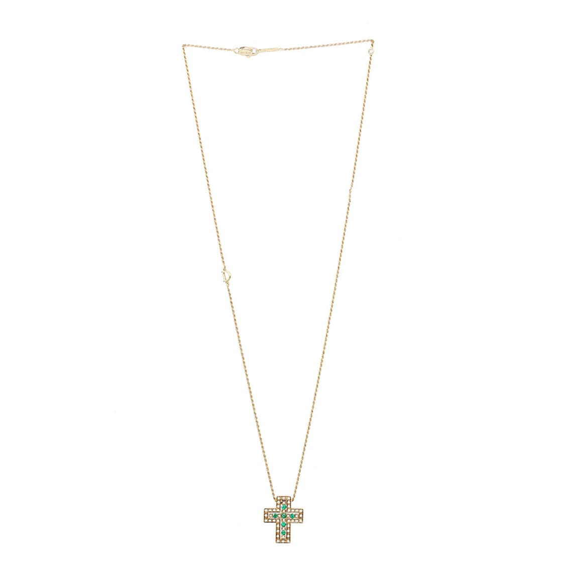 다미아니 벨에포크 에메랄드 네크리스 옐로우골드 십자가 목걸이 미듐 200 상품이미지7