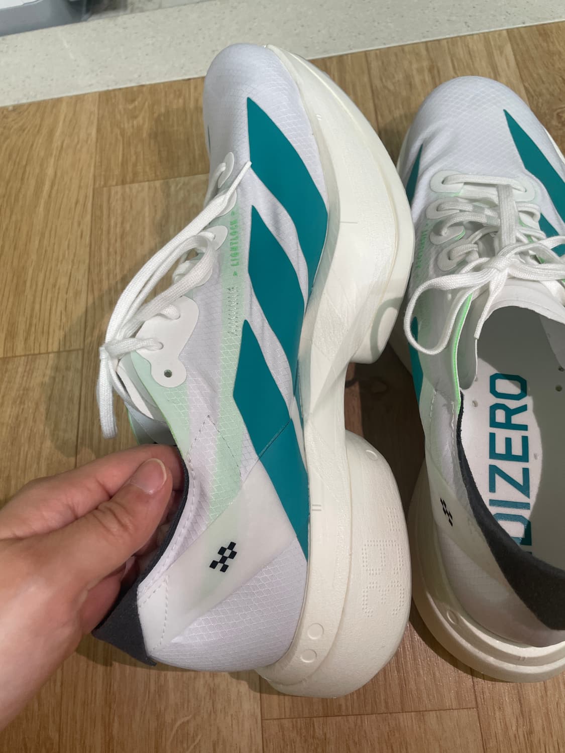 아디다스 아디제로 아디오스 프로4 클라우드 화이트 퓨어 틸 270 상품이미지5