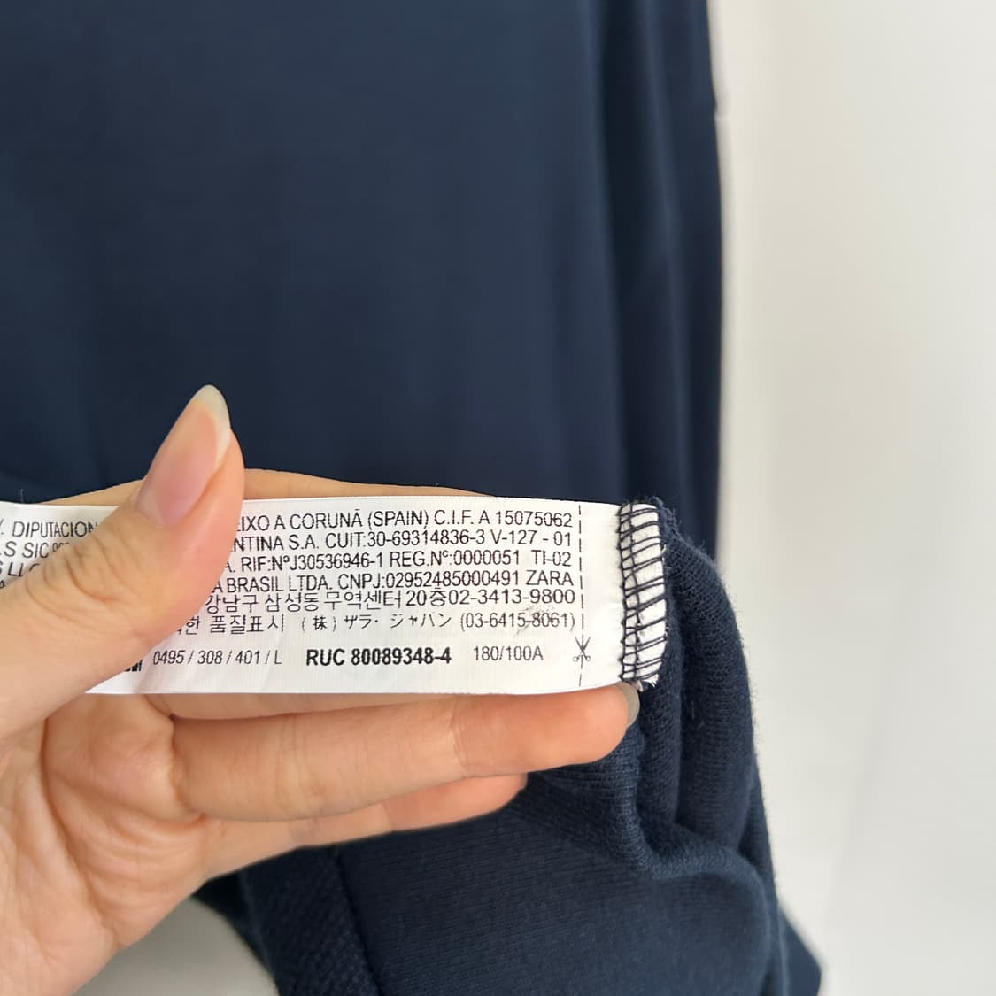 자라 남성 맨투맨 티셔츠 L 상품이미지4