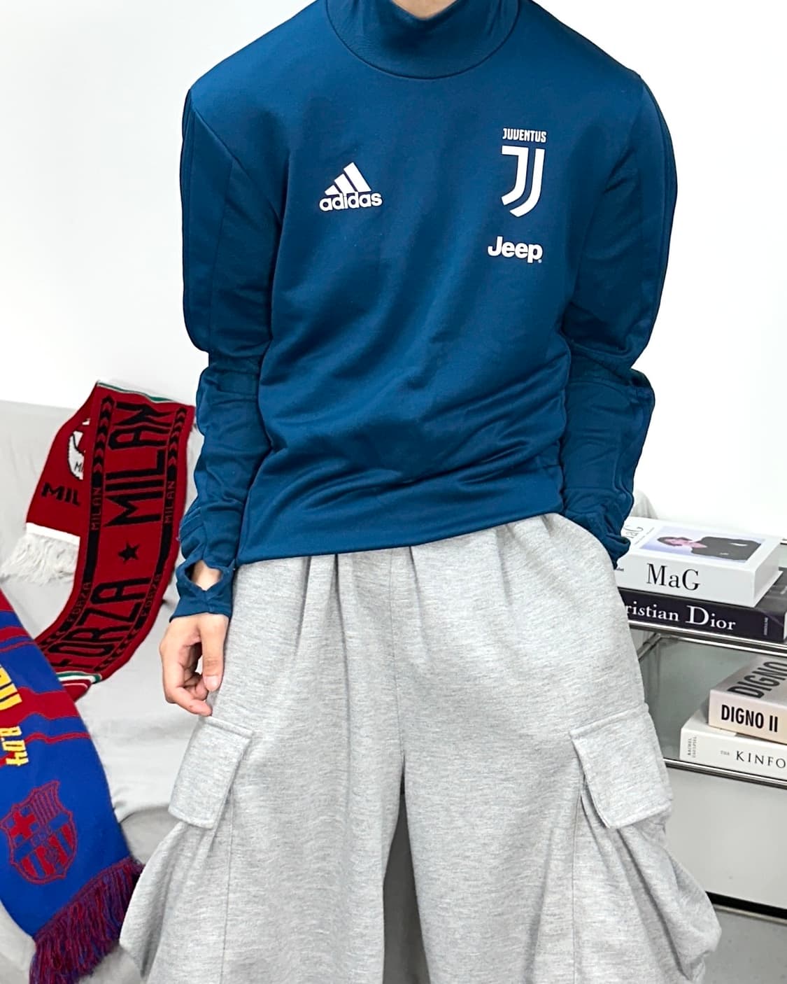 아디다스 17-18 유벤투스 트레이닝탑 M 상품이미지2