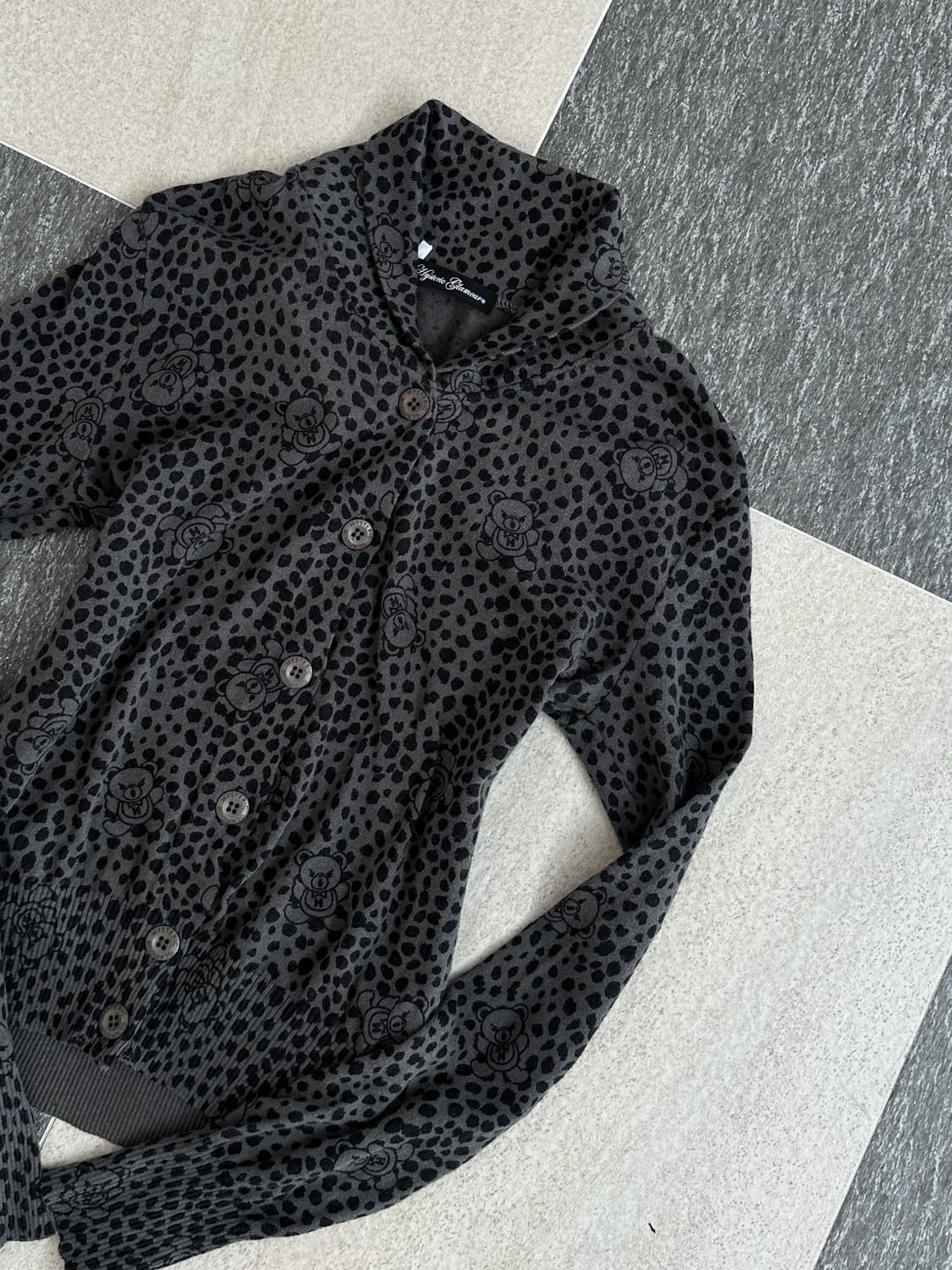 히스테릭글래머 레오파드 퍽베어 가디건  상품이미지3