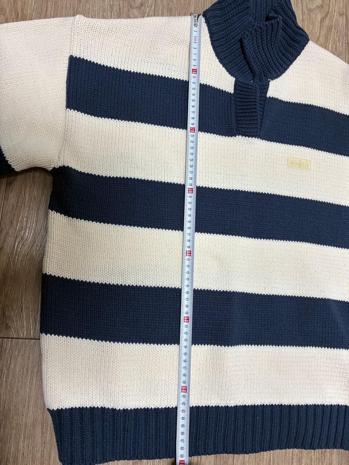 메인부스 스트라이프 오버핏 니트 L 상품이미지10