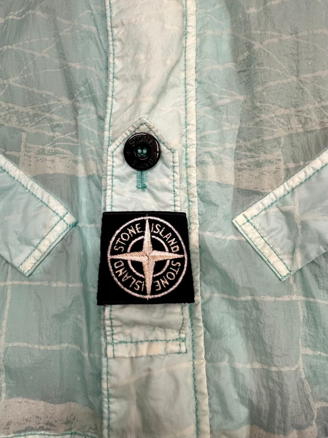 스톤아일랜드 리플렉티브 그리드 바람막이 M 상품이미지3