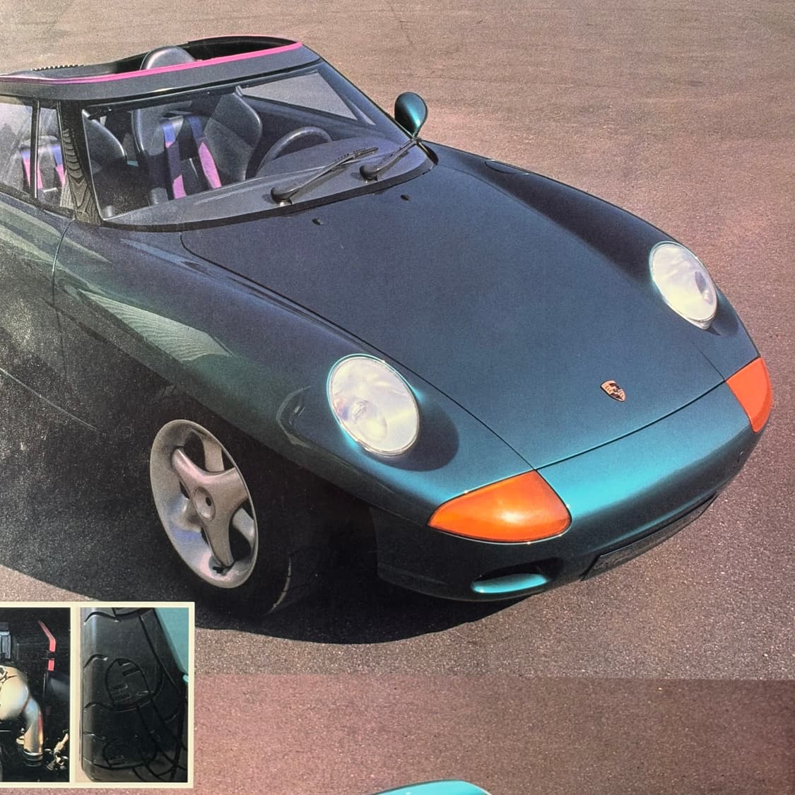 포르쉐 파나메리카나 빈티지 포스터 (액자포함) 상품이미지2