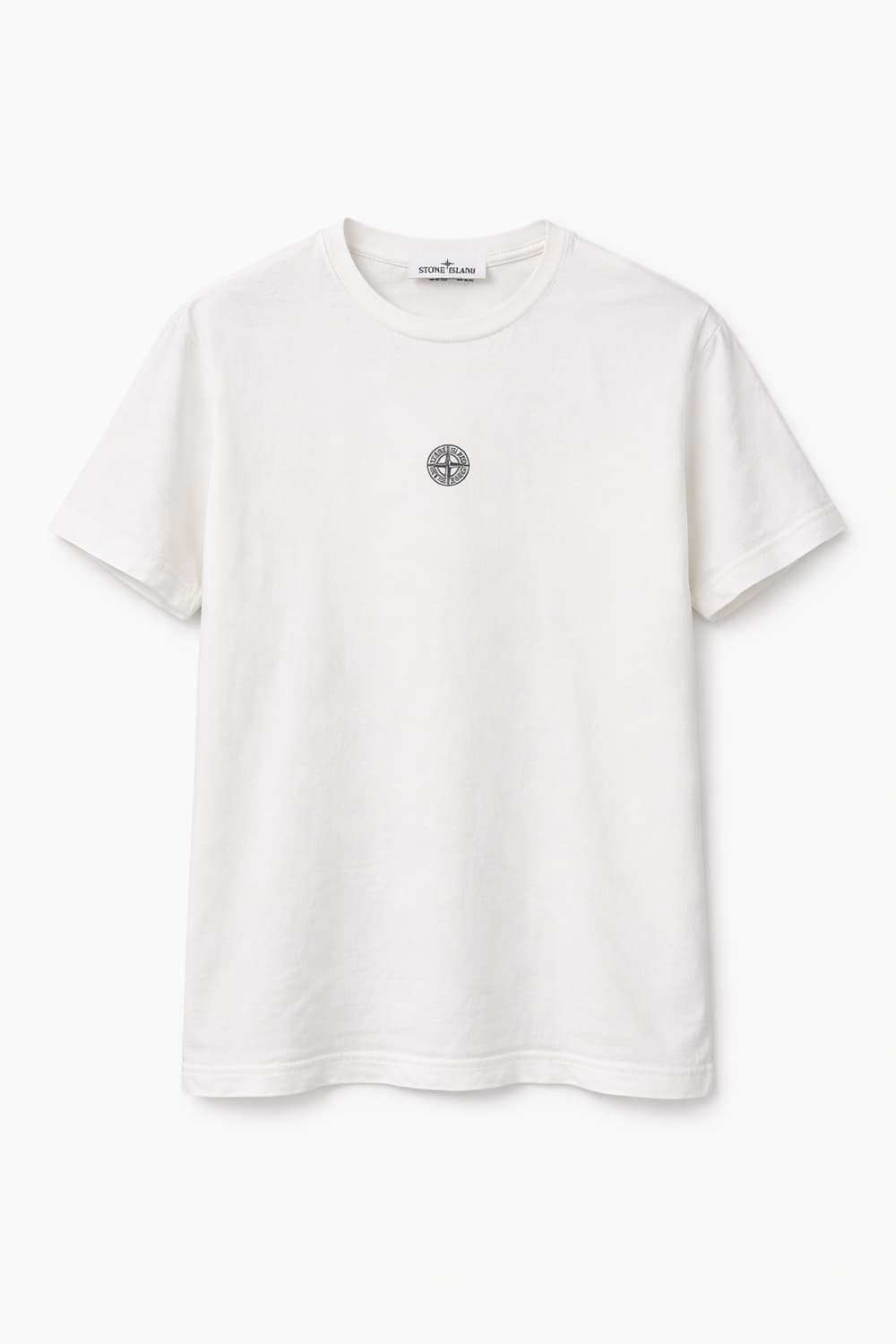 스톤아일랜드 로고 코튼 반팔 화이트 100 상품이미지1