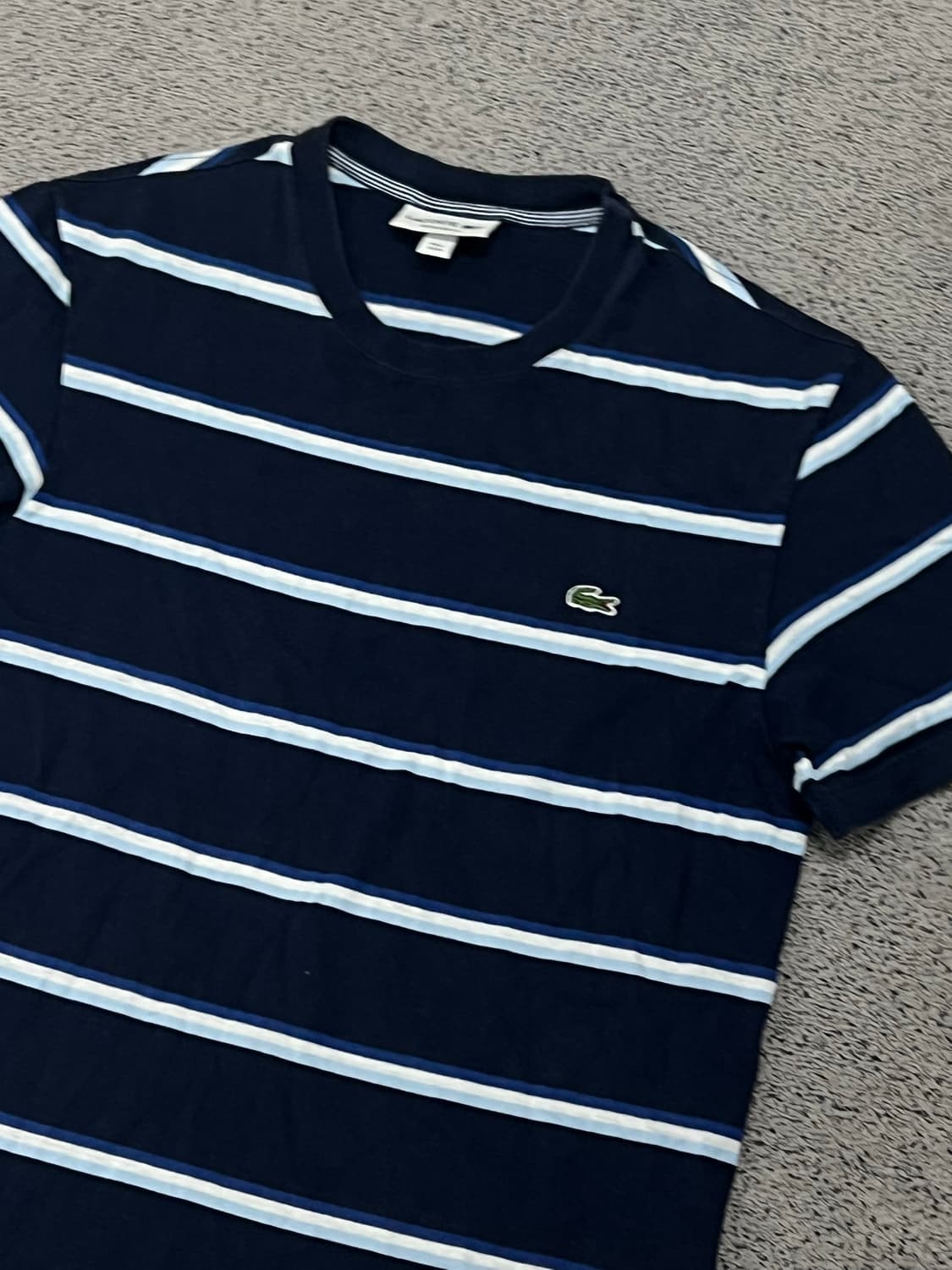 (M) 라코스테 스트라이프 반팔 상품이미지2