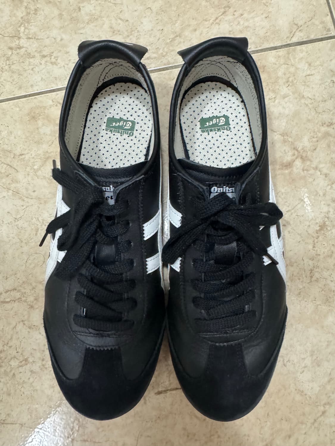 오니츠카 타이거 멕시코 66 블랙 화이트   상품이미지3