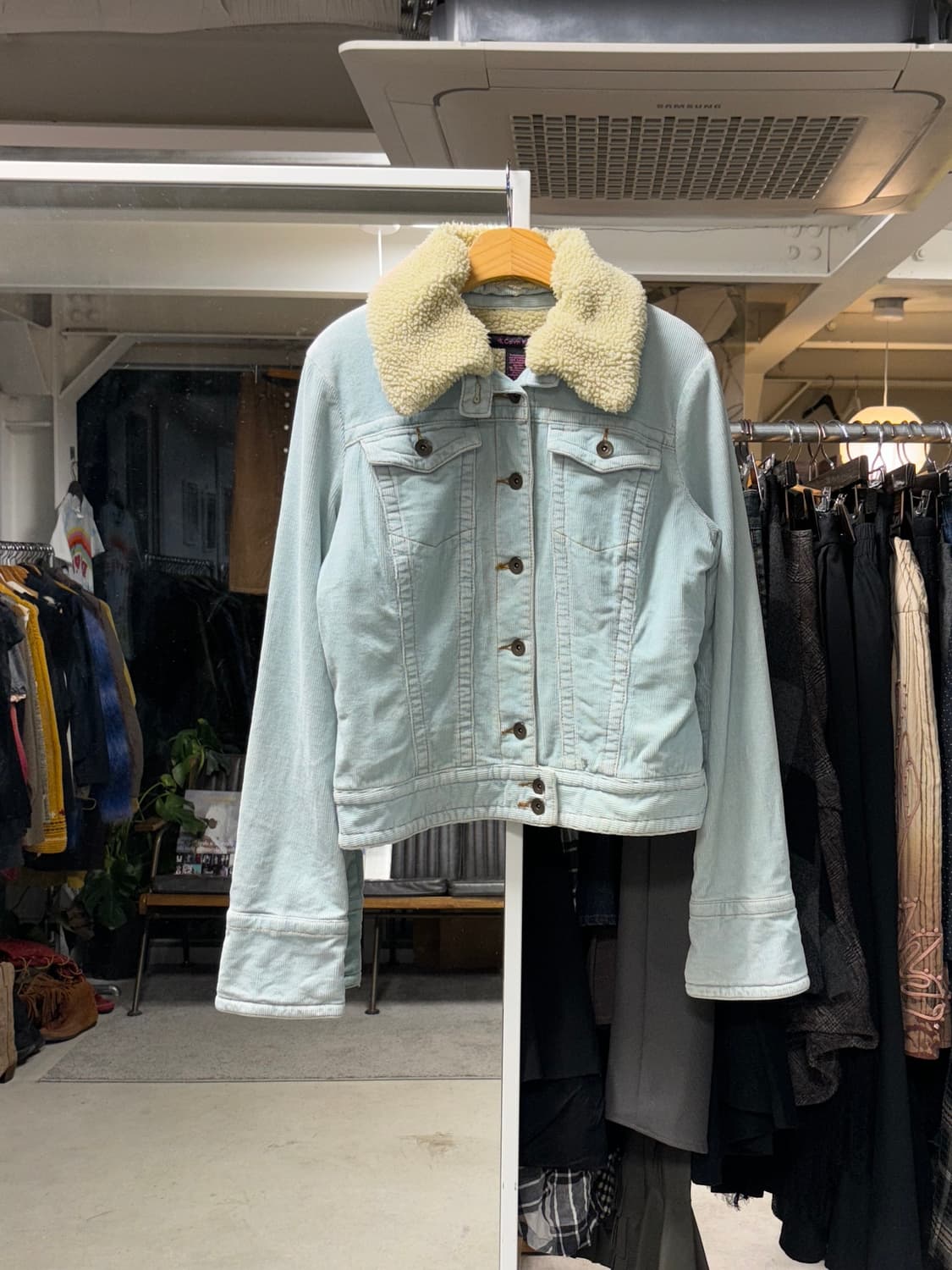 캘빈클라인 민트 셰르파 자켓  상품이미지1