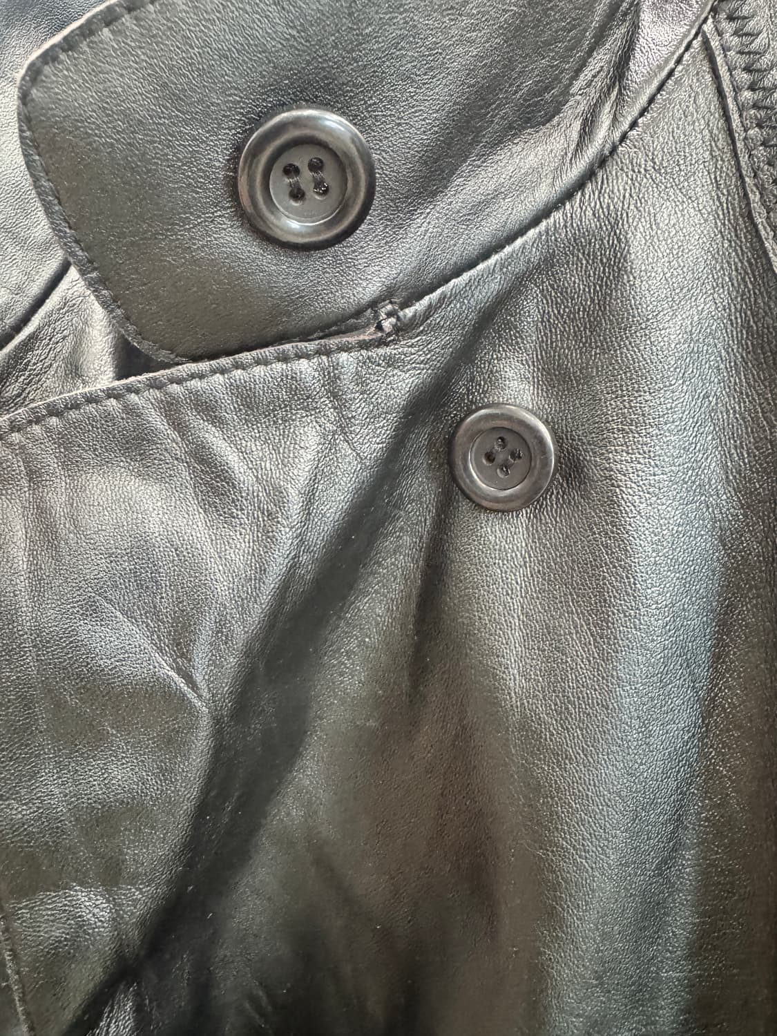 vintage 램스킨 코트 상품이미지3