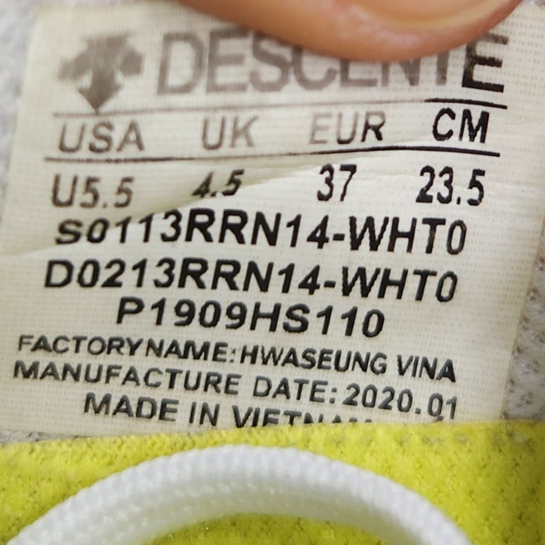 ooo 데상트 블레이즈 뉴라이즈 여성운동화235  상품이미지6