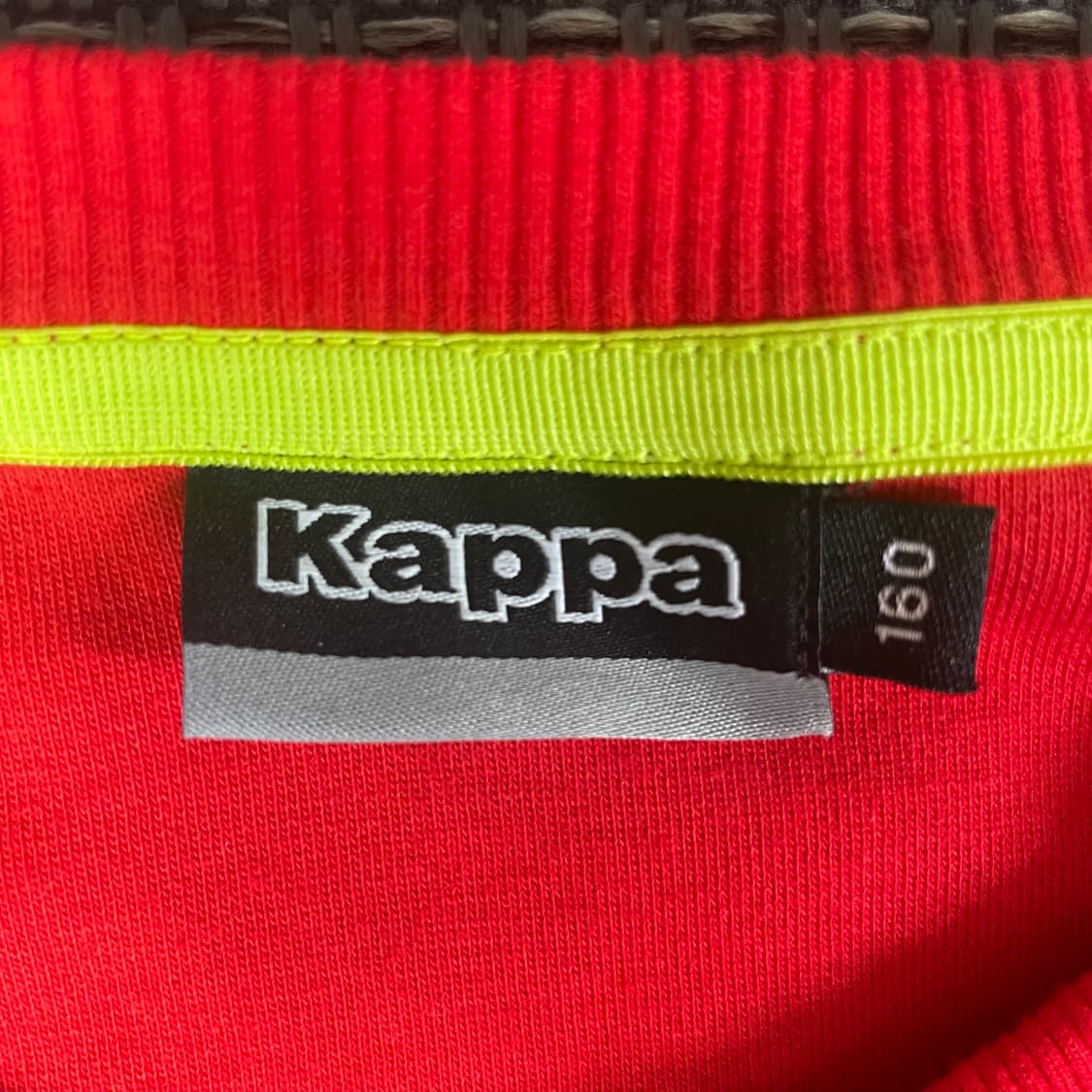 카파 빅로고 레드 맨투맨 160 상품이미지4