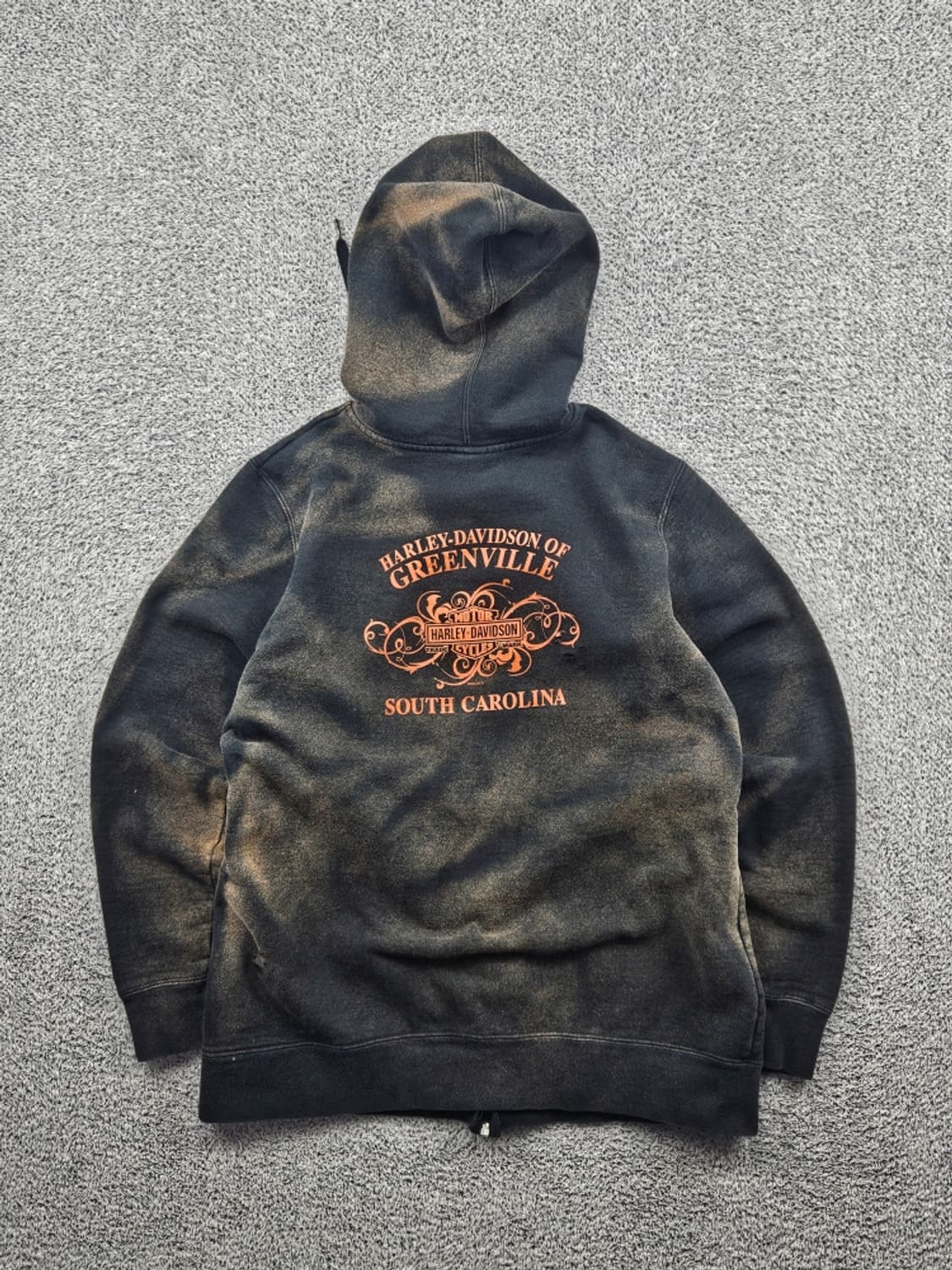 할리데이비슨 다잉워시드 커스텀 스웻 후드집업 ( L ) / 11455 상품이미지1