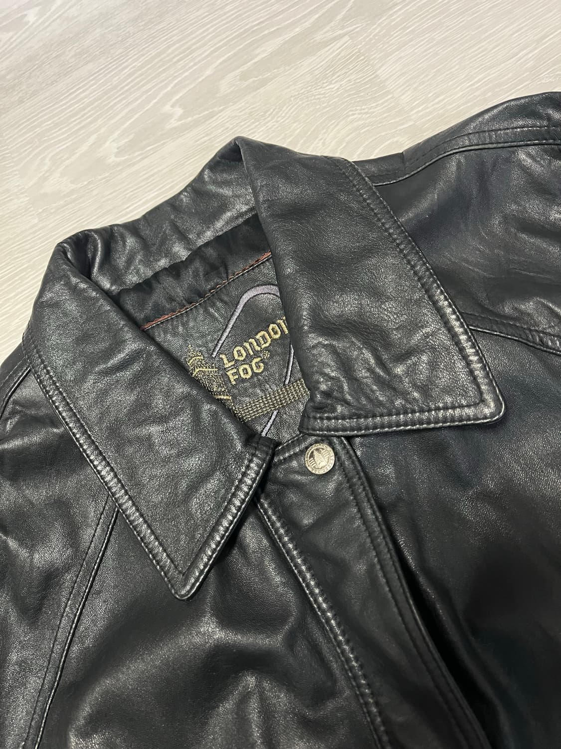 런던포그 빈티지 양가죽 봄버자켓 여성88 상품이미지2