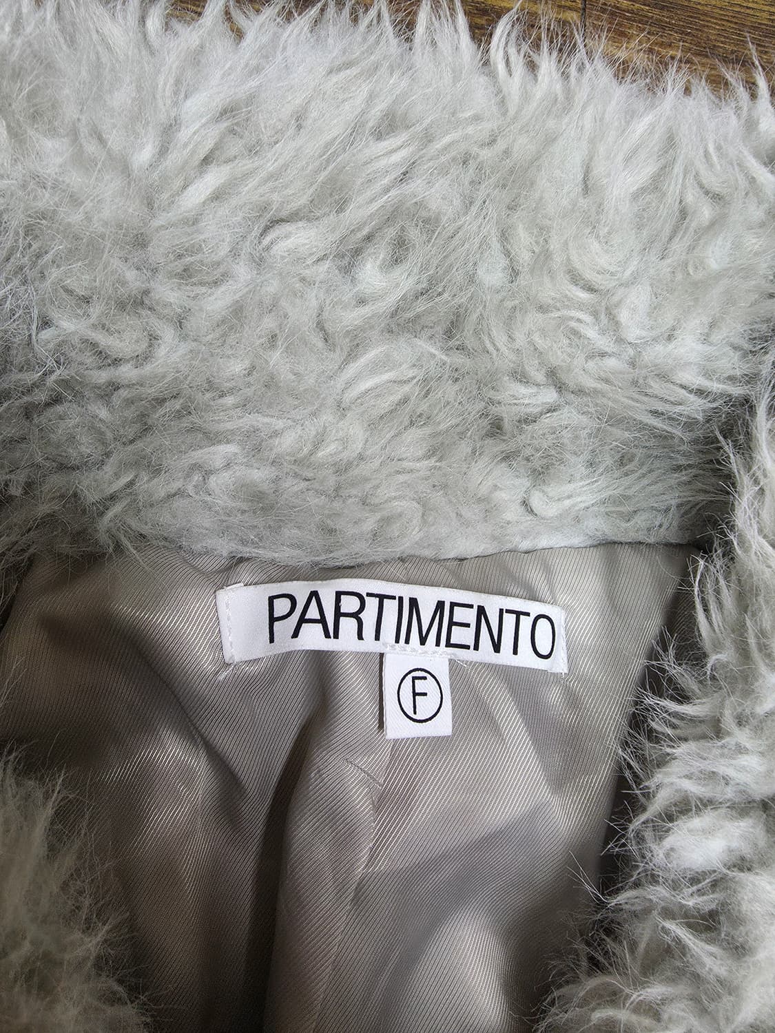 파르티멘토우먼 와이드카라 플러피 퍼코트 미사용품  상품이미지8