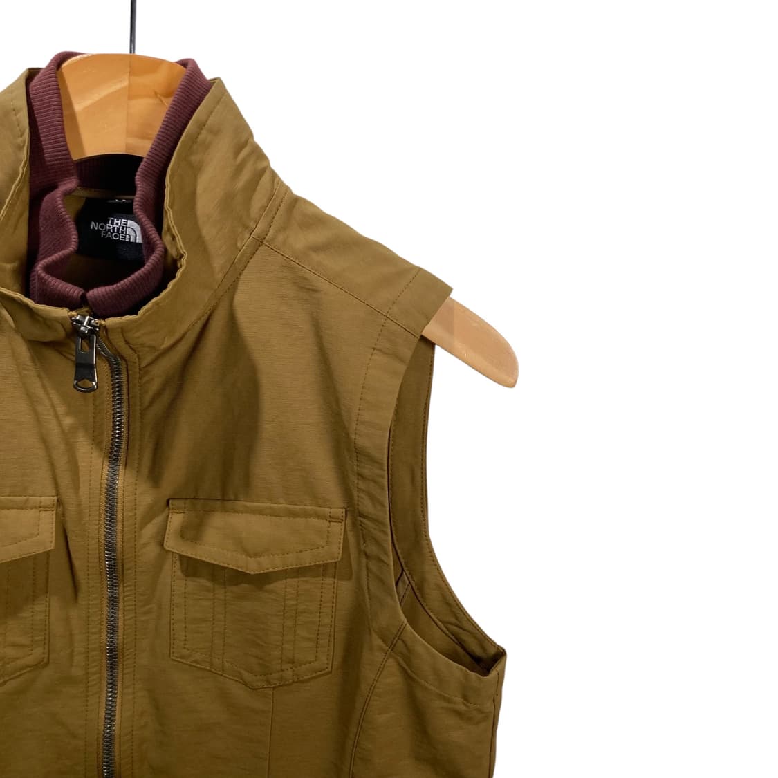 노스페이스 베이지 베스트 집업 상품이미지3