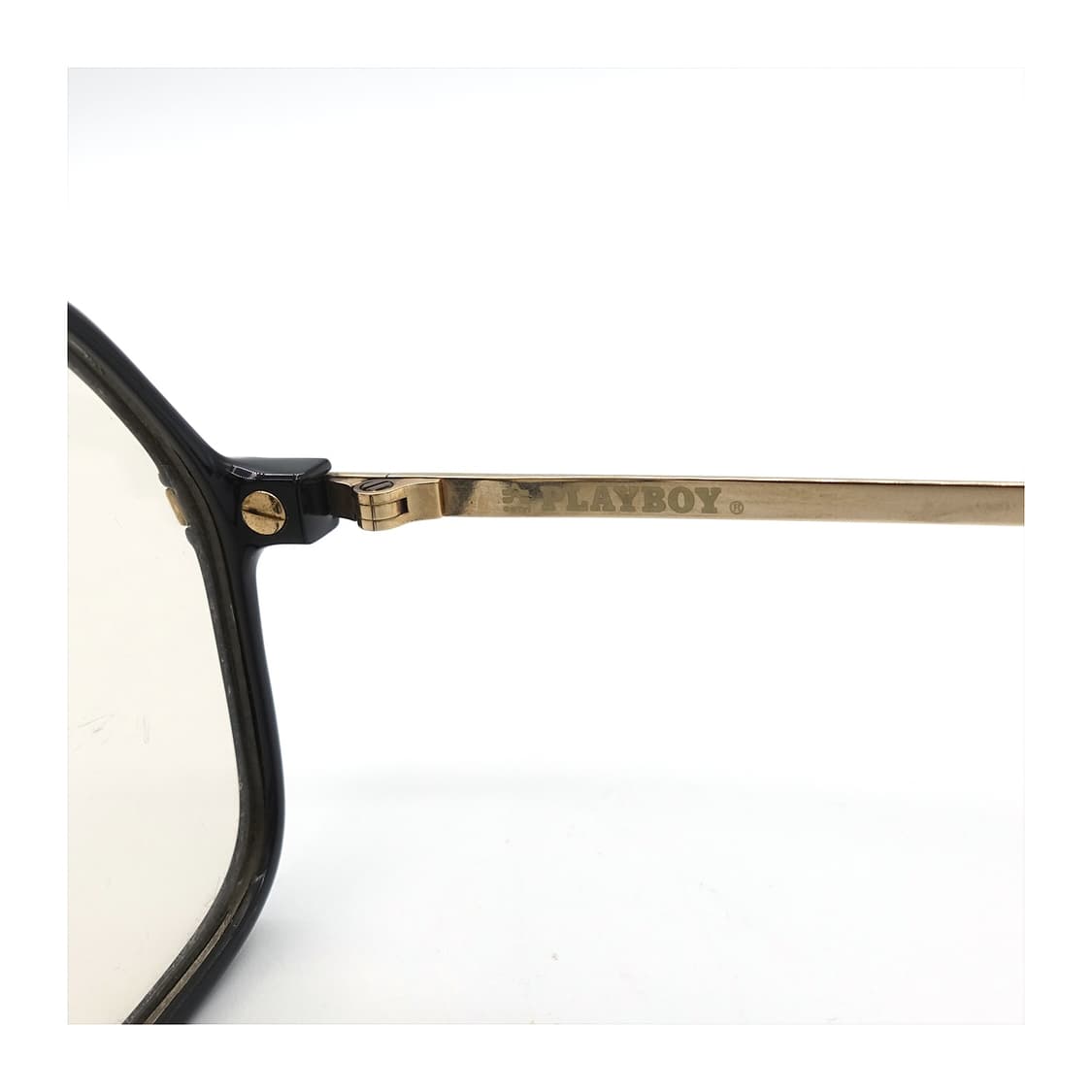 PLAYBOY 플레이보이 투브릿지 보잉 뿔테 메탈 템플 안경 상품이미지8
