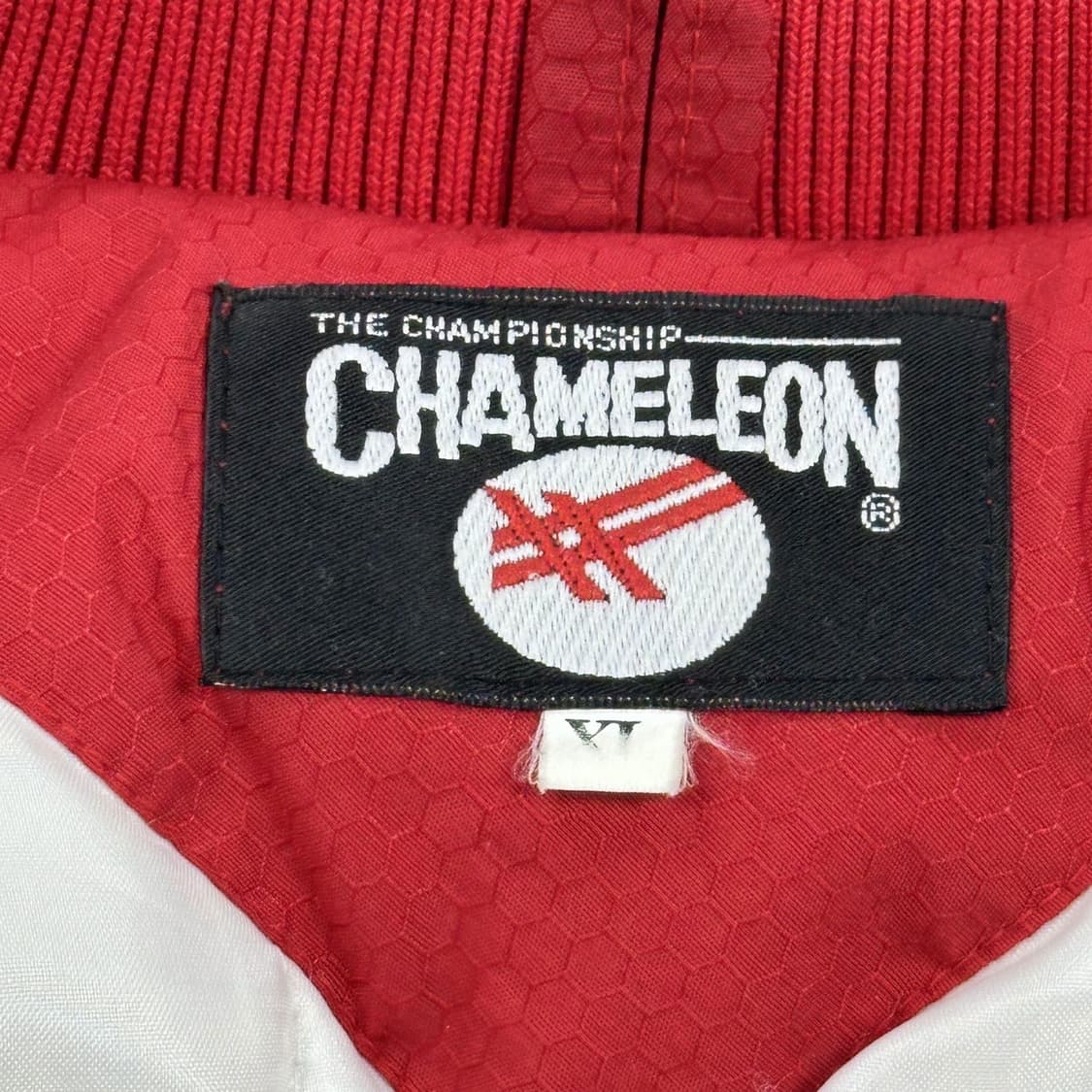 VTG 빈티지 카멜레온 베이스볼 바시티 스타디움 자켓 (XL) 상품이미지6