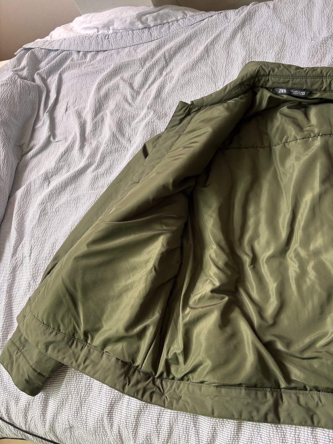 Ma-1이 셔츠가 된다면? ZARA 하이테크 박시핏 오버셔츠 M 상품이미지7